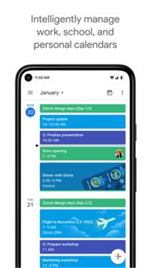 手机谷歌日历同步版